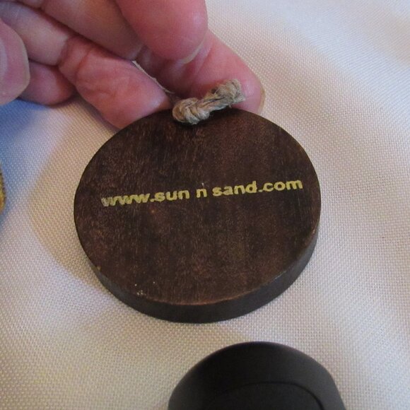 Paul Brent Tropical Beach Bag Sun N Sand Palm Trees Yellow Orange EUC - Picture 6 of 7